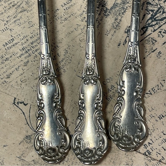 Panama Silver Vintage Lot Of 23 Pieces Flatware Spoons Forks And Knives - Picture 8 of 12